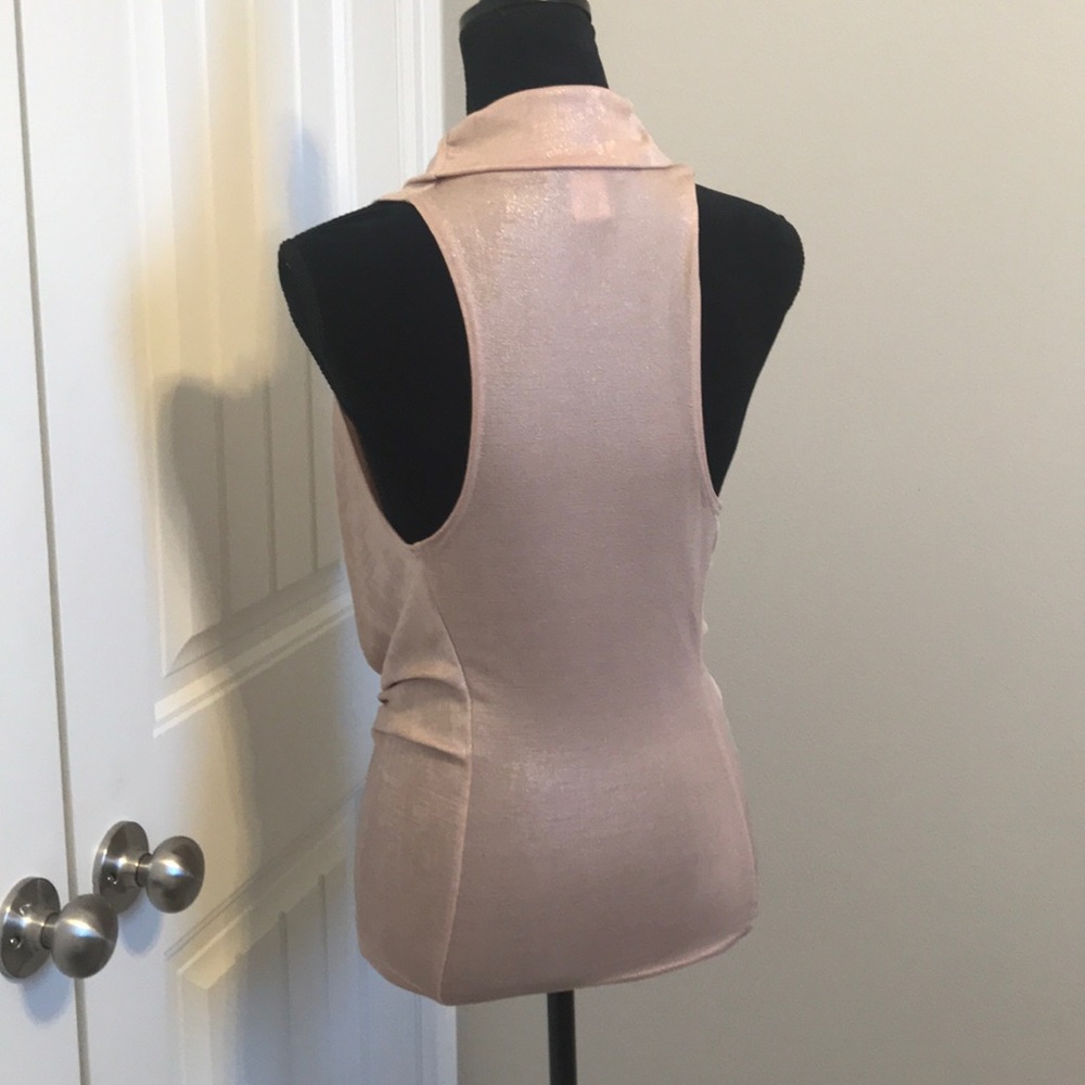 Metallic Light Pink Top - Picture 4 of 7